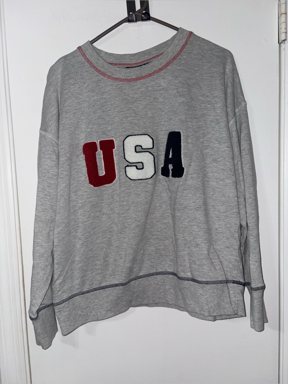 Joei and I Gray USA Sweatshirt  large